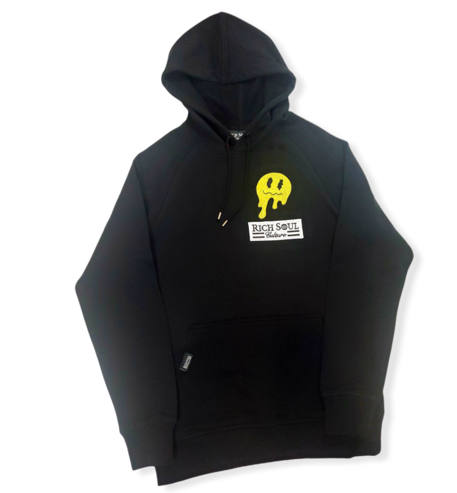 Black Ghosted Hoodie