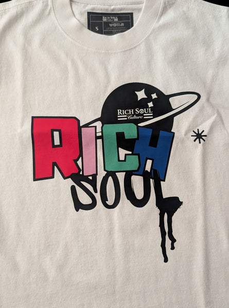 Worldwide Multi Color Logo Graphic Tee