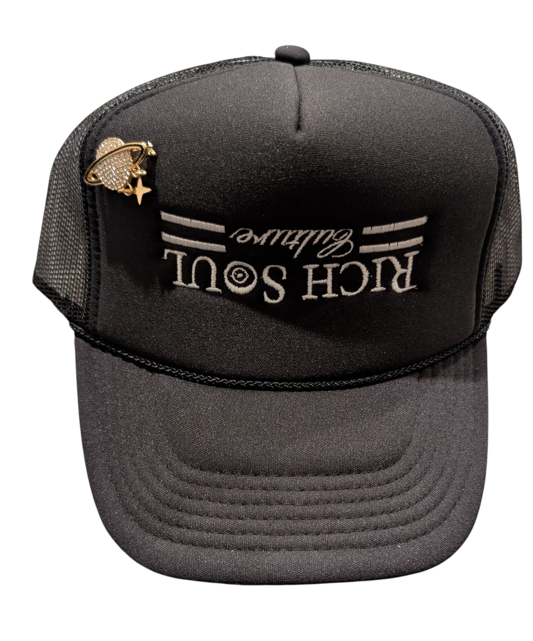 Black Upsidedown Snapback (Adjustable)