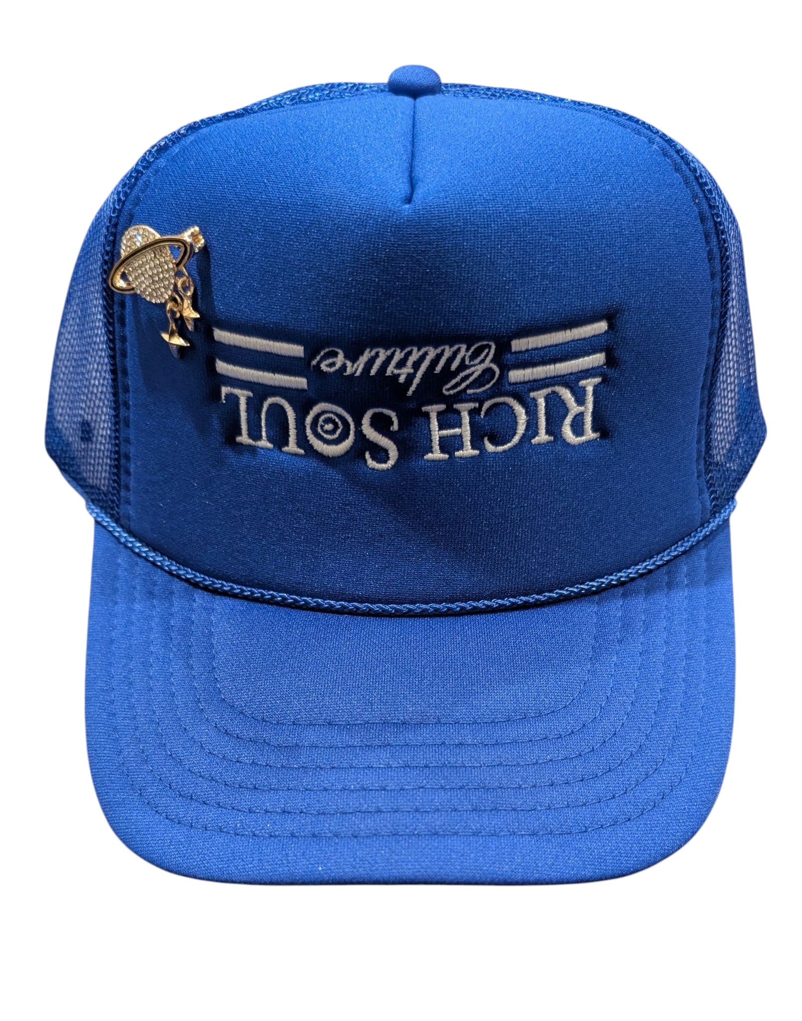 Royal Blue Mesh Upsidedown Snapback Hat