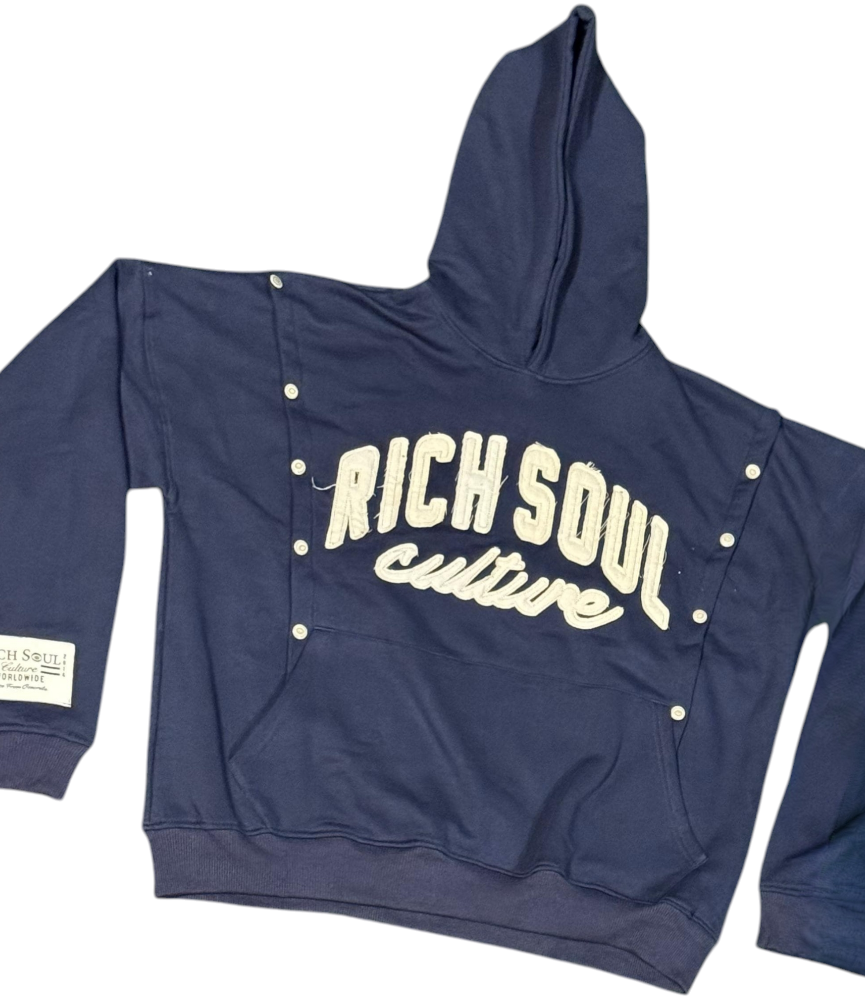 No Hard Feelings Navy Blue Hoodie – Rich Soul Culture No Hard Feelings Navy Blue Hoodie – Rich Soul Culture