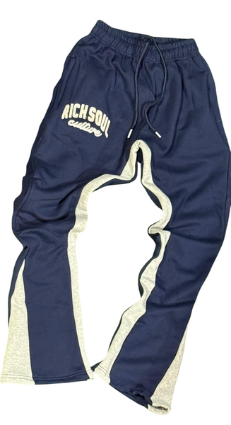 No Hard Feelings Navy Blue Sweatpants