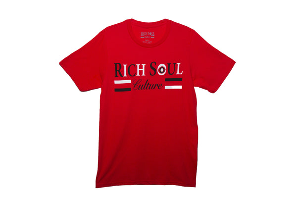 Soulful Red Multi-Color Tee